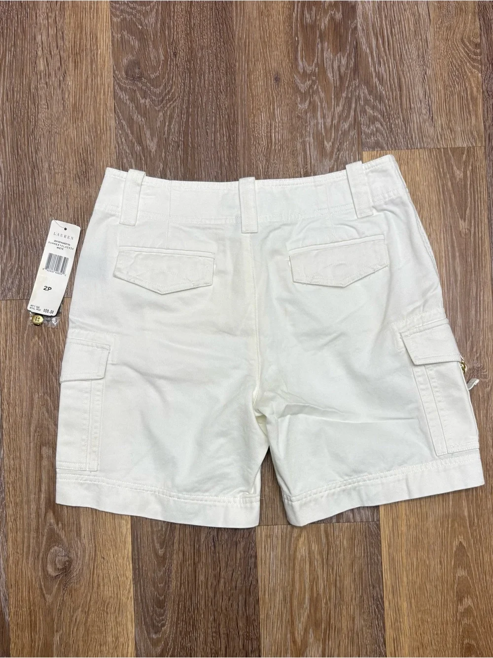 Lauren Ralph Lauren Women's White Cargo Shorts
